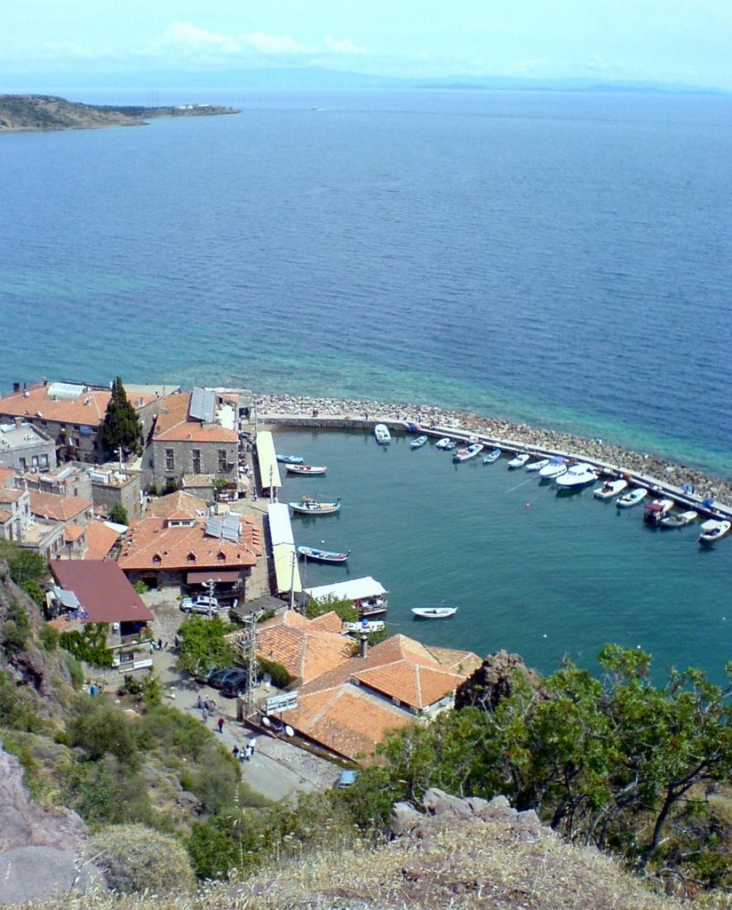 Assos harbor from hill by umitacun