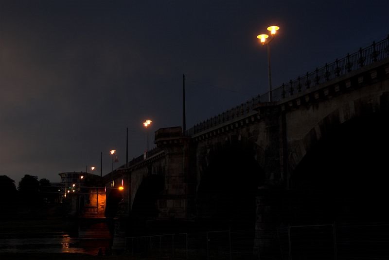 Brigde at Night by Jörg Schuricht