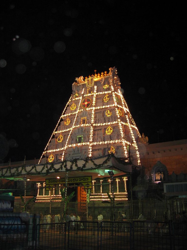 Temple at Night by lordgovind