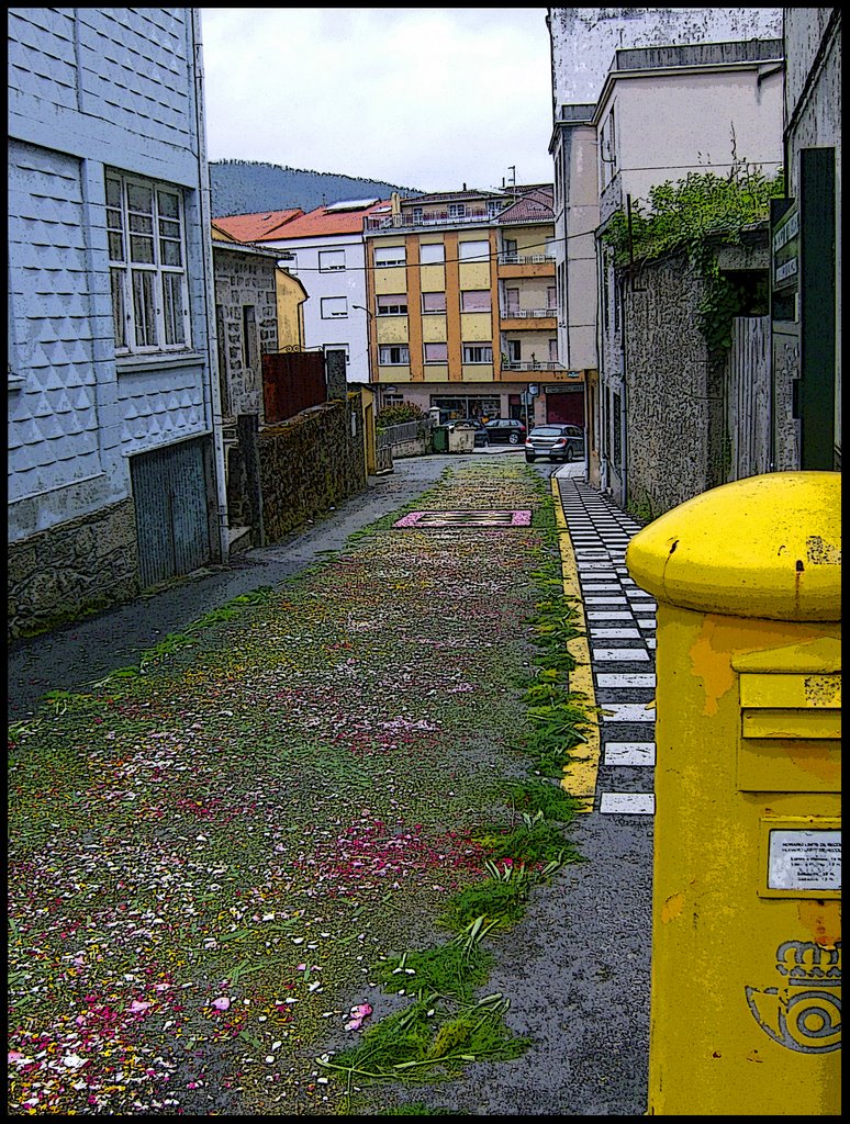 Rúa do Candil by Vimianzo City