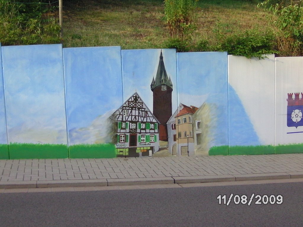 Die Stadt auf der Wand 9 by klebermb