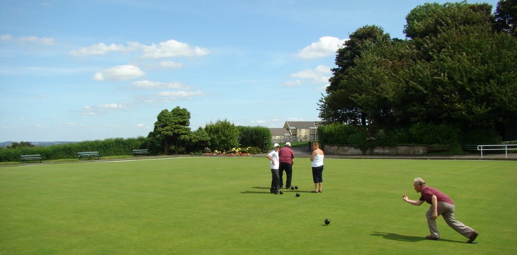 Panorama of bowling on the Bolehills, Sheffield S10 by sixxsix