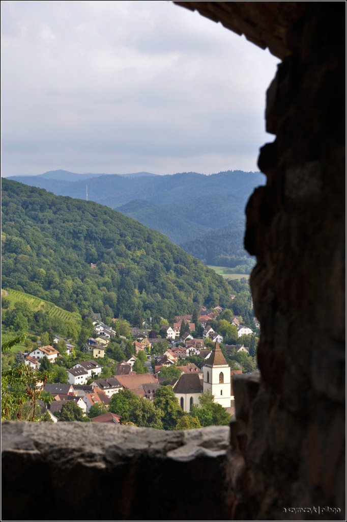 Blick auf Staufen von der Burgruine ¦ pilago by pilago