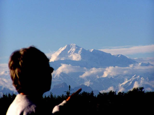 Denali from Talkeetna by Bob Klemow