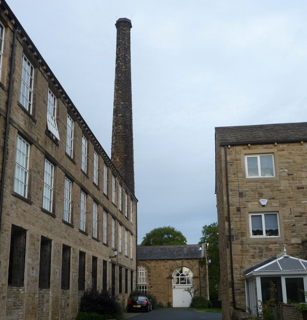 Carleton Mill was built in 1861 for spinning cotton. by Immanuel Giel