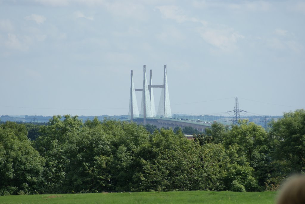 2nd Severn Bridge from Dewstow Gardens by MrClicker