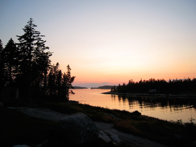 Near Sunset Rock, Vinalhaven by David Rolla Wright