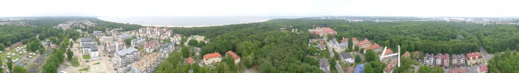 Świnoujście - panorama z wieży by zergamat