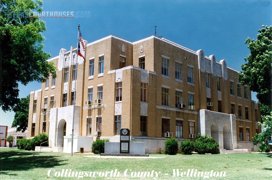 Collingsworth County Courthouse, Wellington, Texas by TexasCourthouses.com