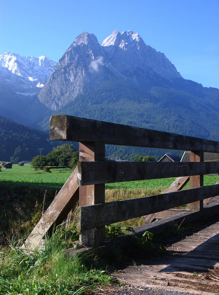 Zugspitz from the Bridge by sh999