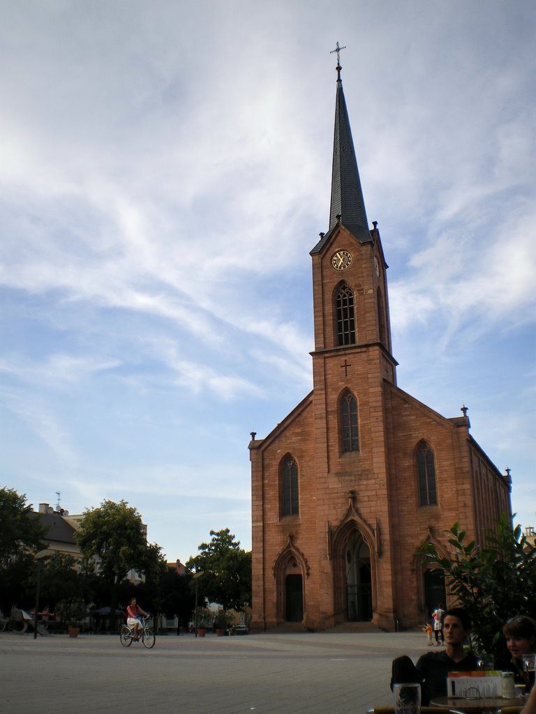 Church on the Square in Kehl by Gareth.Stadden