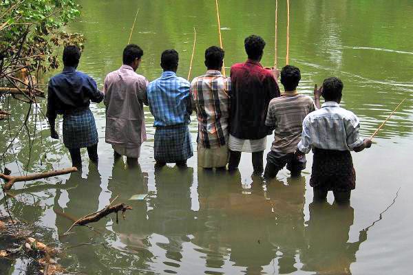 Fishing --Meenachil River by Girish Kumar P J