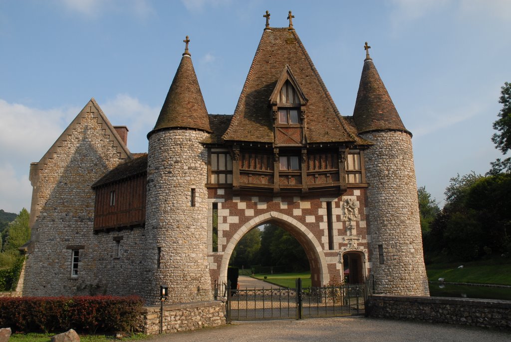 House as Castle somewhere in Normandy by vasco zagaglia