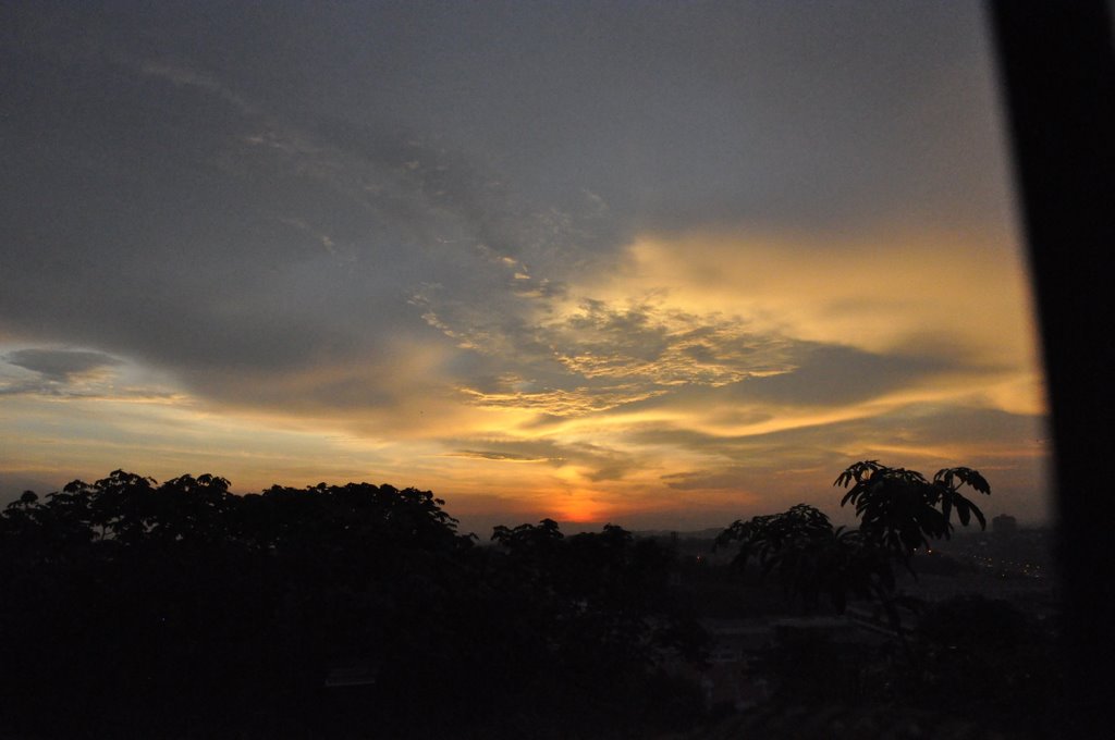 Sunset Damansara Damai from my window by Aminjuri Juri