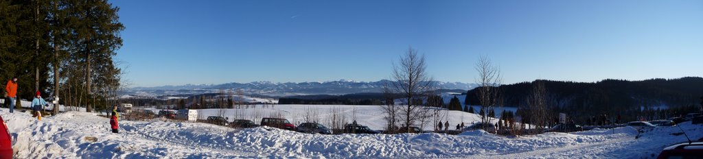 Alpenpanorama bei Buchenberg im Allgäu by HM56