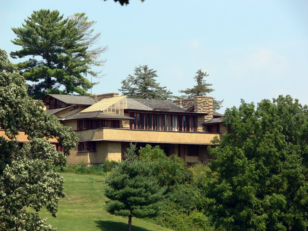 Frank Lloyd Wright's Taliesin in Spring Green, Wisconsin, USA by Joe Recer by Joe Recer