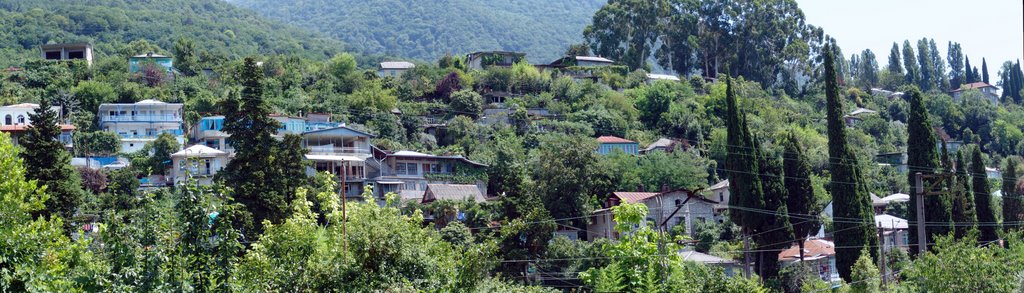 Панорама гор, на улицу Ленина by Денис Рогатин