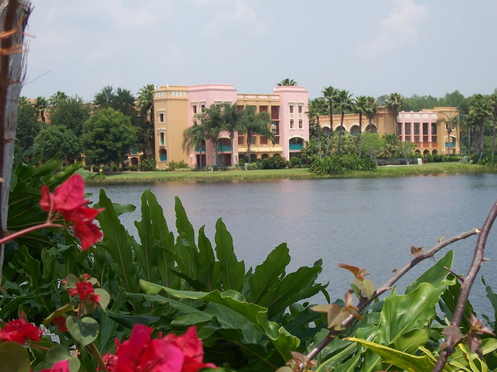 Coronado_Springs_Resort_Lake by I_AM_A_FAN