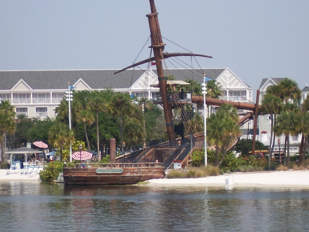 Disney_Beach_Yacht_Pirate_Ship_Slide by I_AM_A_FAN