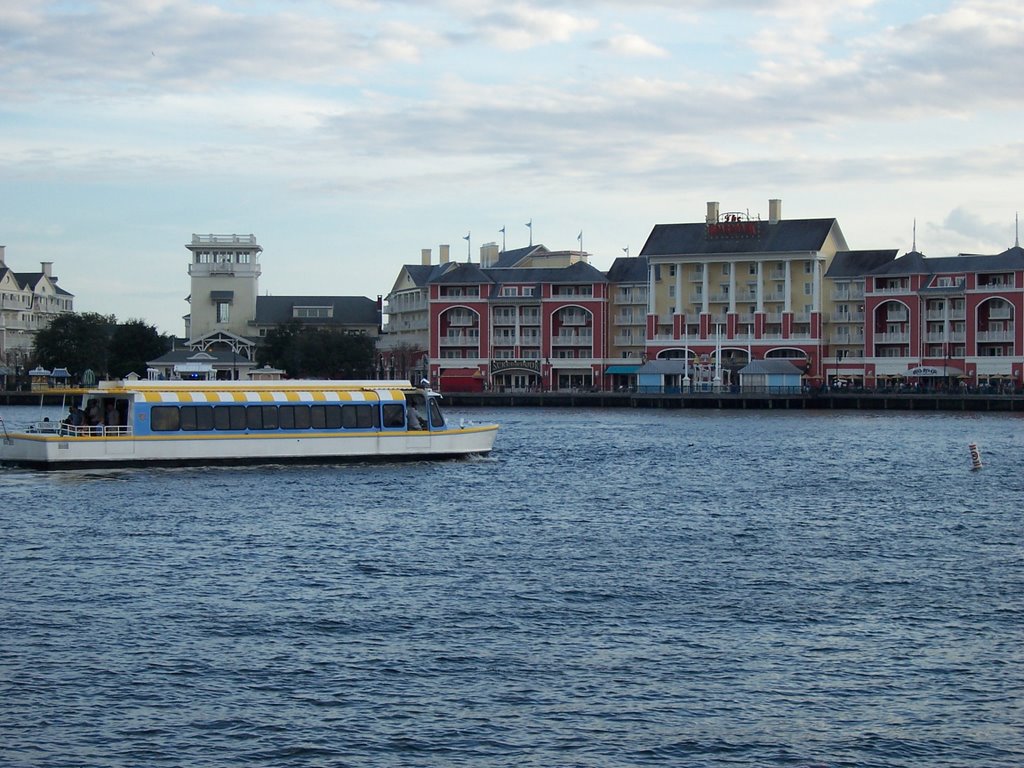 Disney_Boardwalk_And_Water_Taxi by I_AM_A_FAN