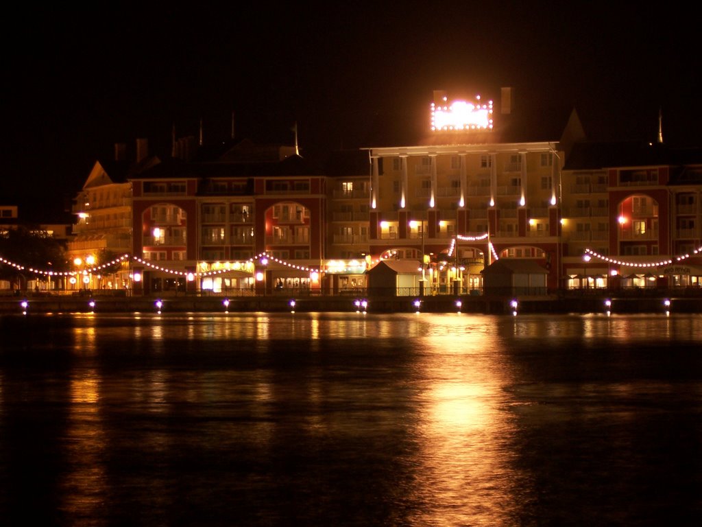 Disney_Boardwalk_Lake_Night by I_AM_A_FAN