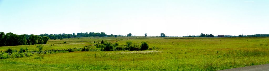 Looking across Pickett's Charge from near the Virginia/Lee Monument by Layne Parmenter