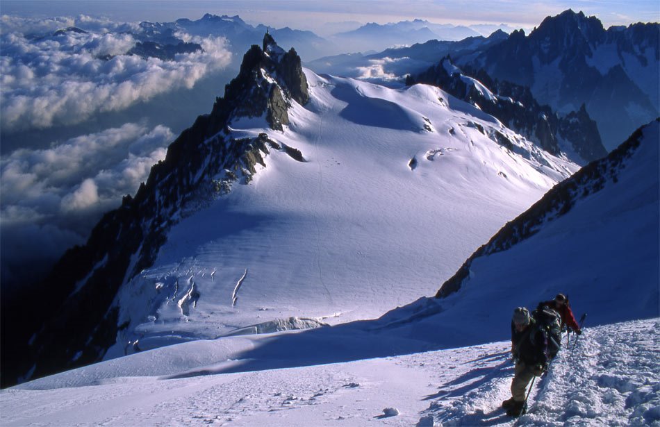 Mont Blanc du Tacul face N 02.07.2002 by Franck Chevallier