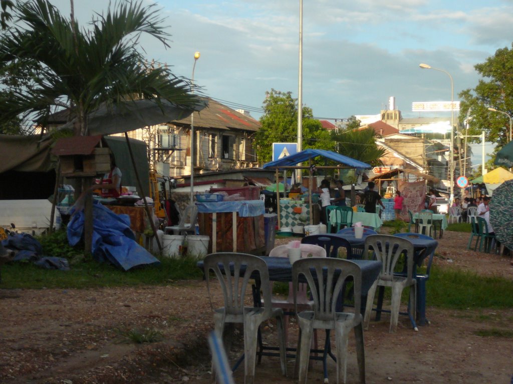 Vientiane riverfront by amhenr