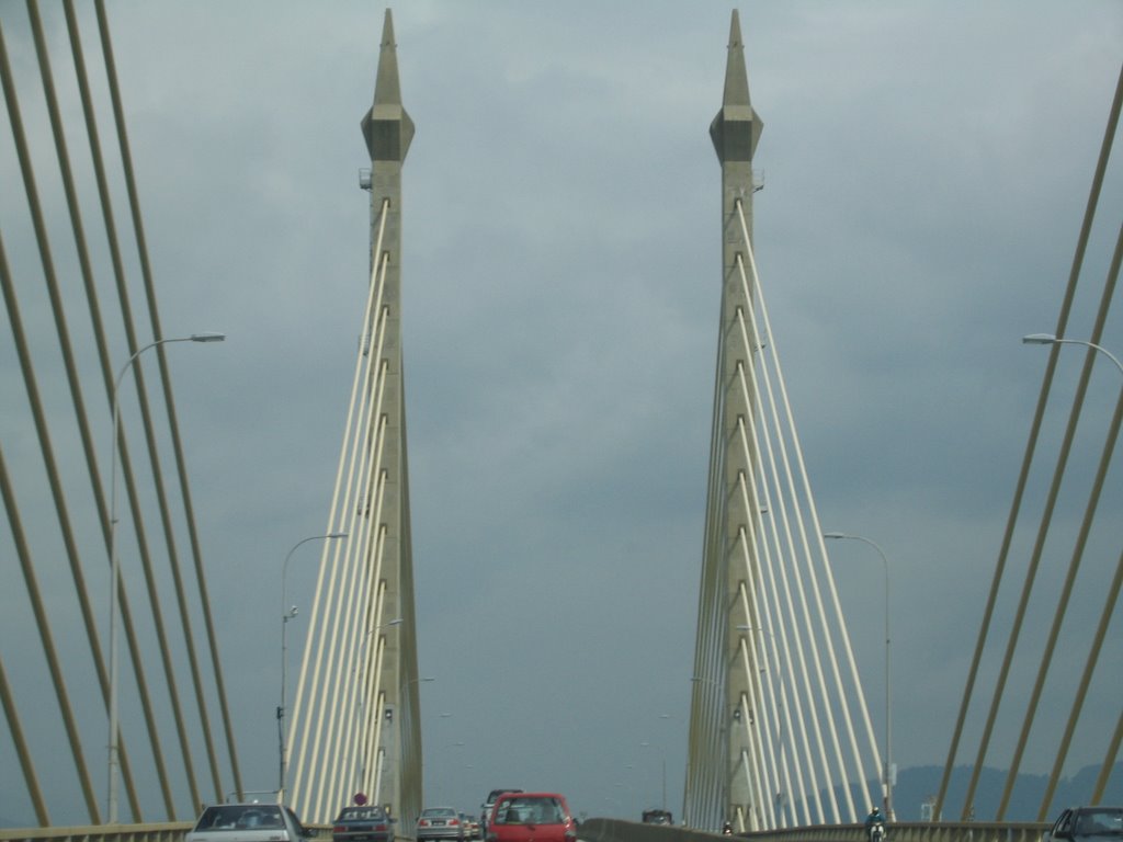 Over Penang Bridge by Gavin Lee