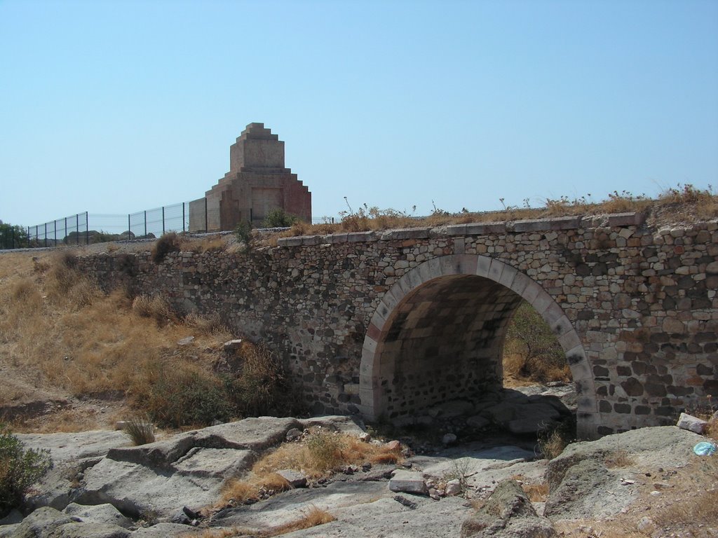 Persian monumental Grave and old bridge(1900) by Canberk Eren