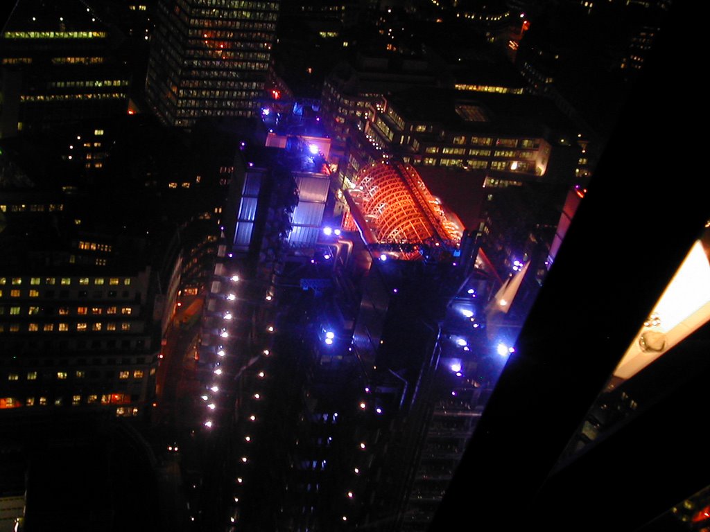 Lloyds of London from top of Gherkin by King Edward