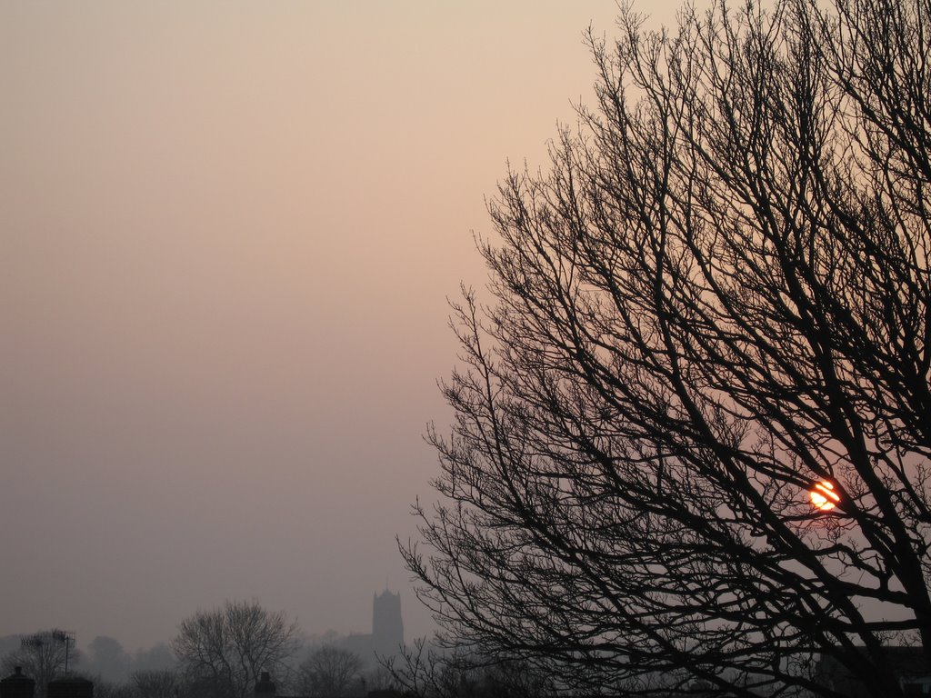 Sunset (towards Mossley Hill) by Philip Kearney