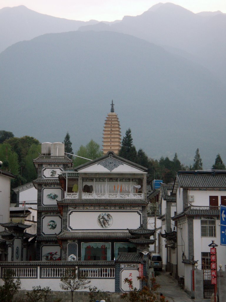 Pagoda (ChingshengTemple) in Dali by K Joanna