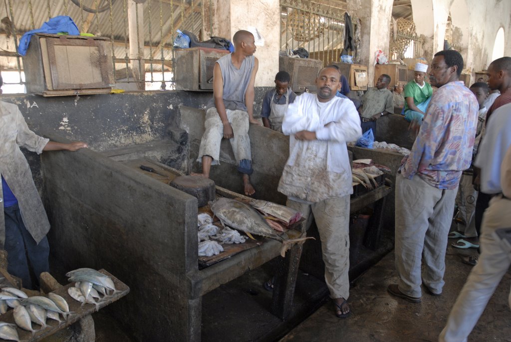 Zanzibar Fish Market by Tibor Mester