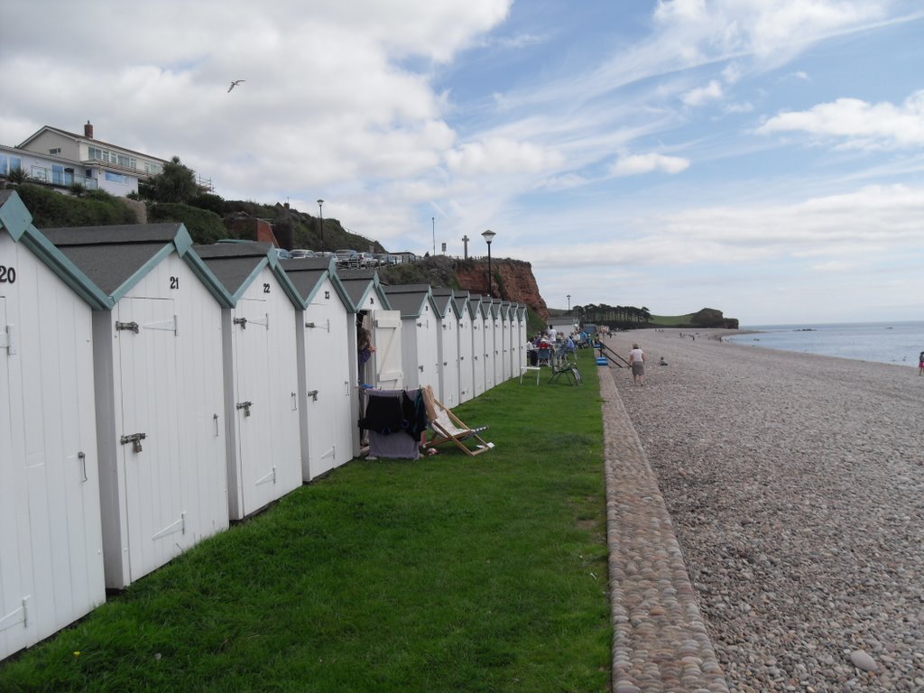 Beach Huts, Budleigh Salterton by goonertel