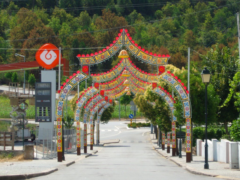 Street decoration for the town's feast-Boticas by rucape