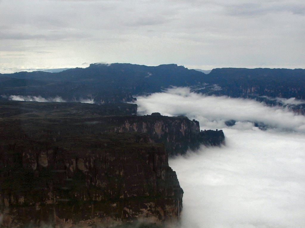 Through the clouds TABLE TOP mountains o=k by Olive Kirk