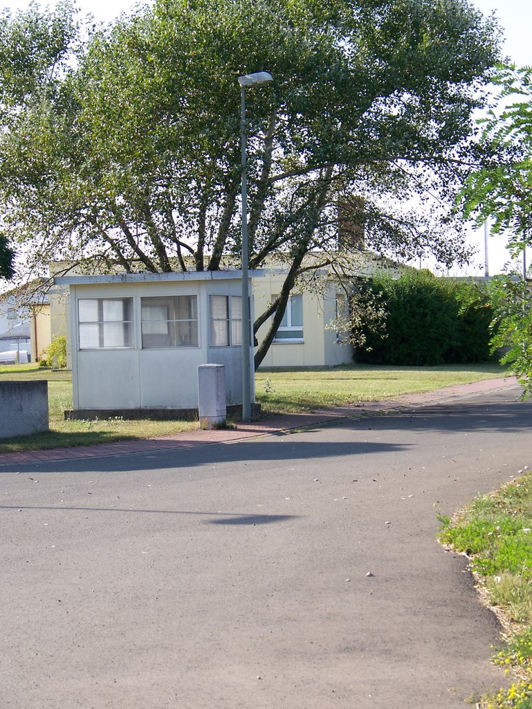 Quirnheim missile station - former entry to the barracks by mannheim