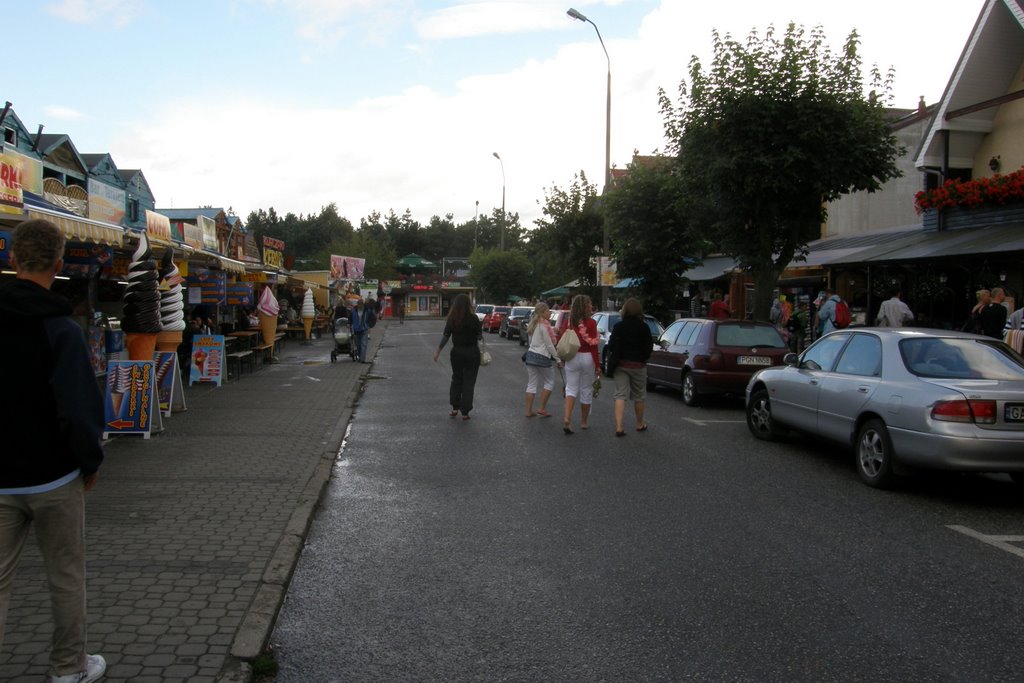 Władysławowo - ulica Morska (street) by Jerzy I.