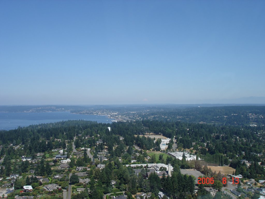 From a Helocopter looking N over Clyde Hill, Lake Washington by slshults