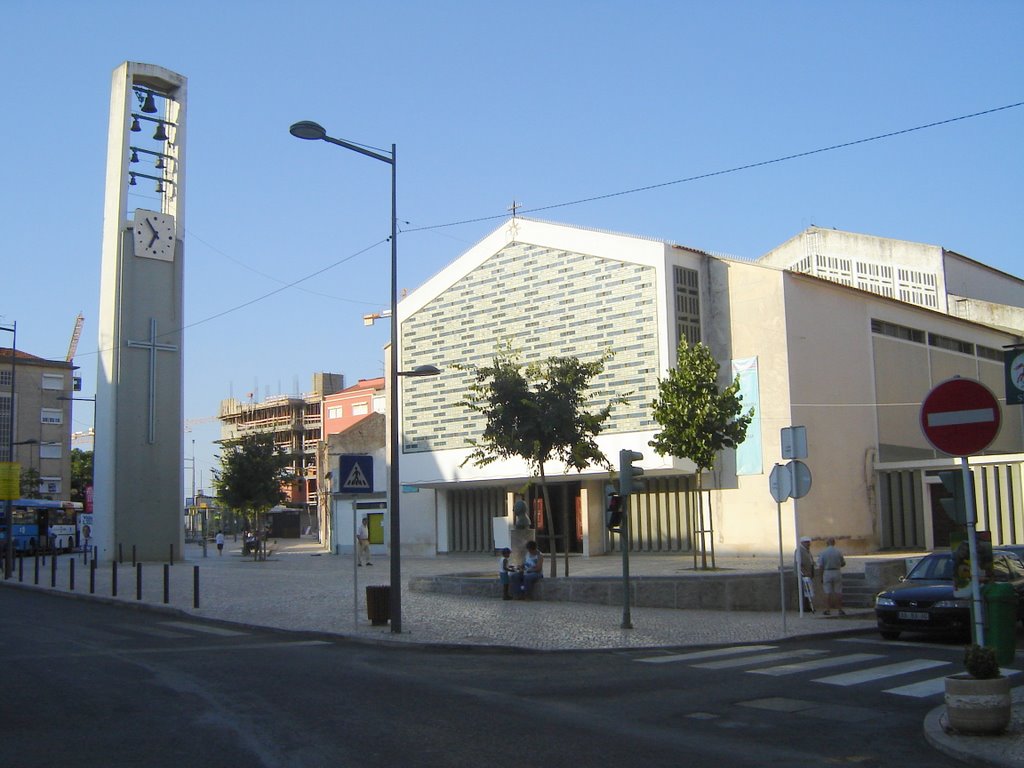 View to the Moscavide church by João Pimentel Ferrei…