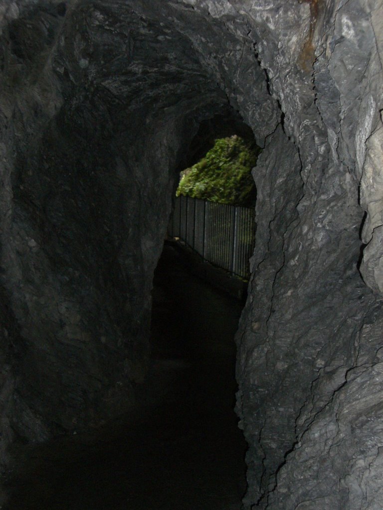 Tunnel in der Via Mala Schlucht by Mario Lischke