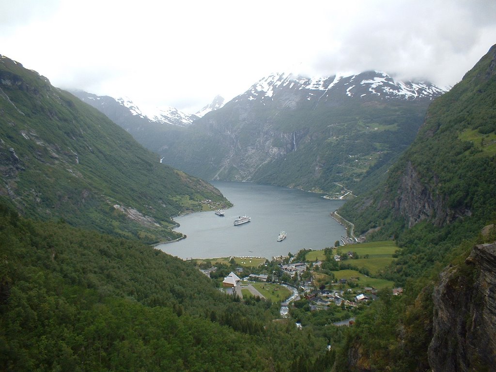 Geiranger fjord by Eugene Tsvetkov