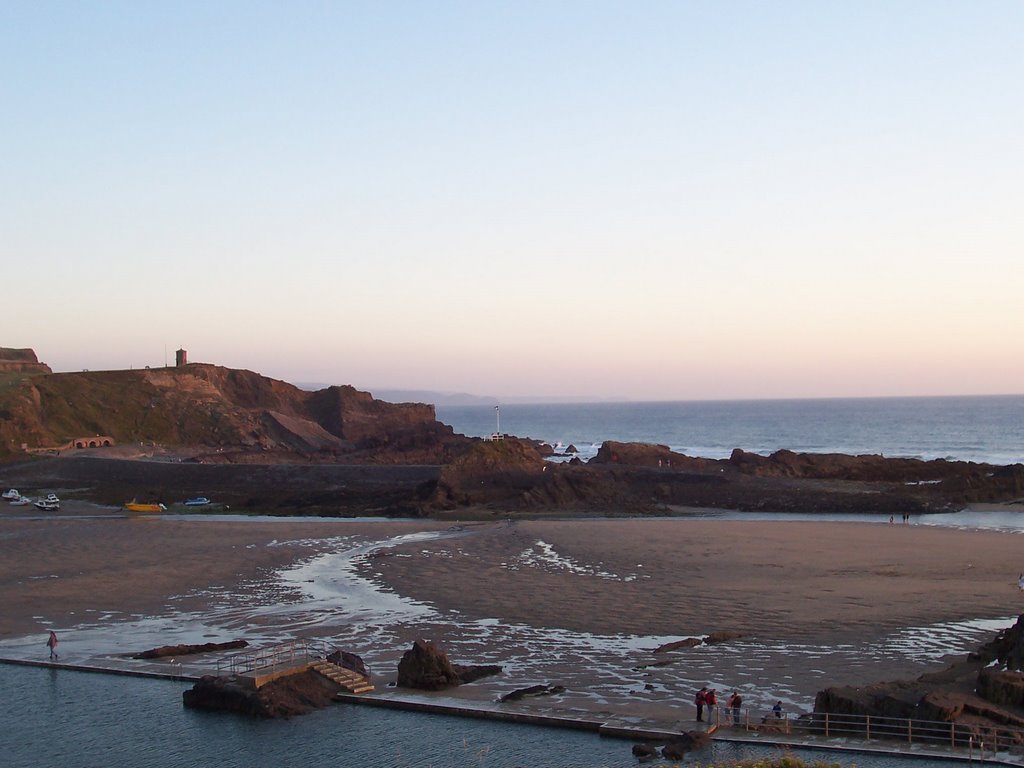 Sunset over Bude by Yvette