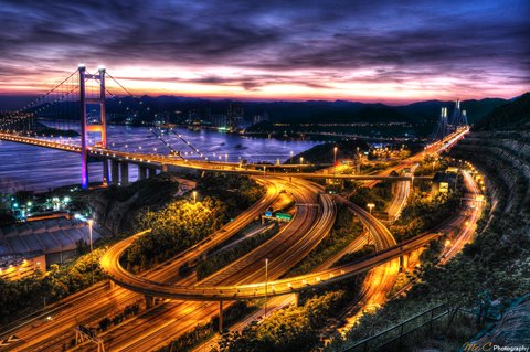 Tsing Ma Bridge by yukyuk909