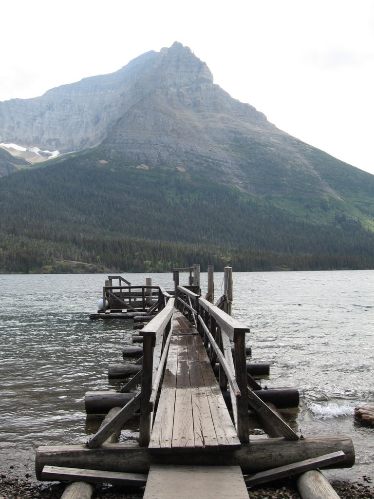 Saint Marys Lake Boat Dock by Chris Sanfino