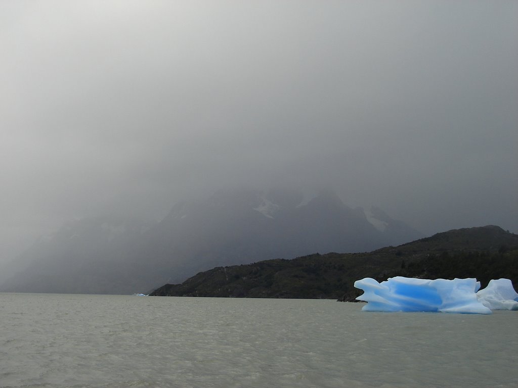 Témpano en el Lago Grey by ferrofreddy