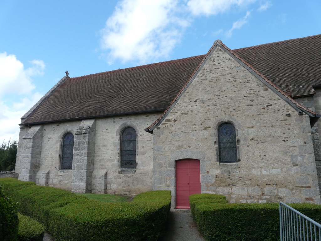 L'église de Boussac-Bourg, Creuse, France by David Jimmink