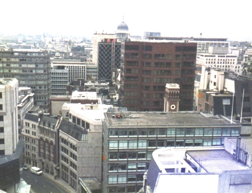 OLD SHOT OF LONDON WITH ST PAUL'S IN THE BACKGROUND by CLIVE BAILEY