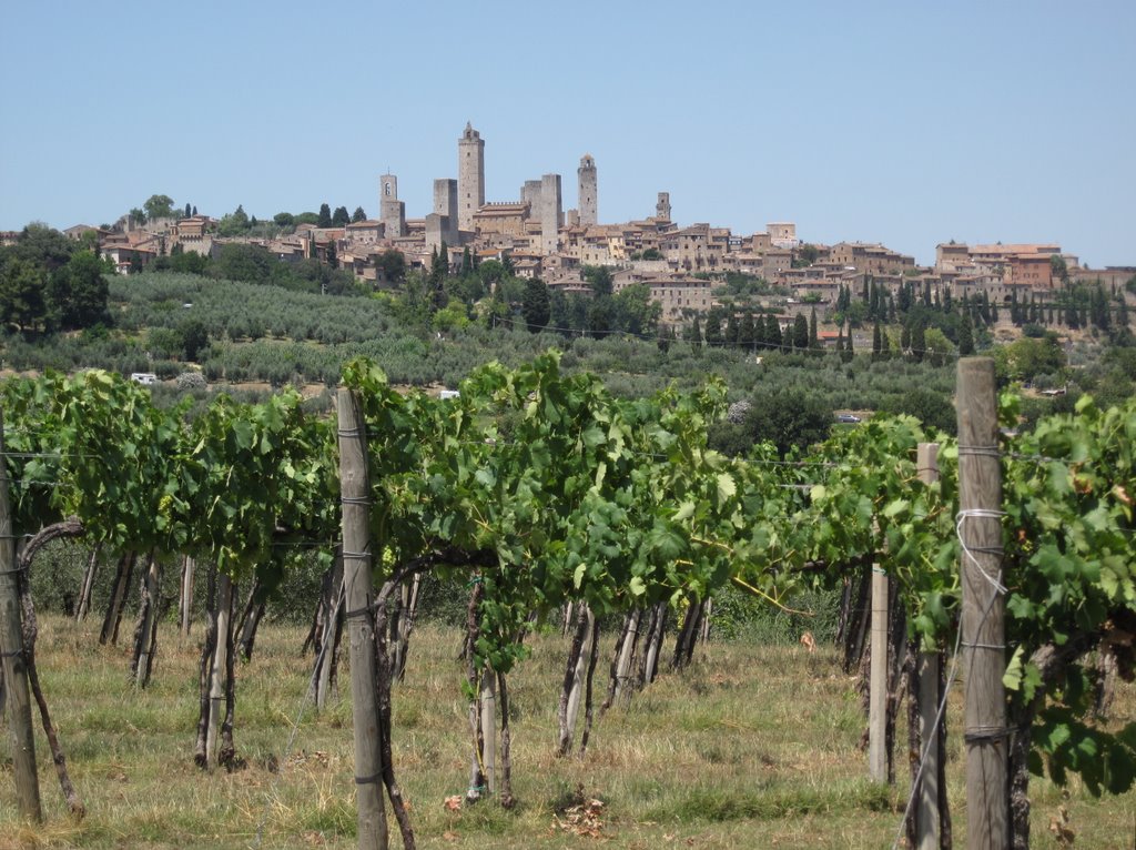 Towers in San Gimignano by trukdotcom